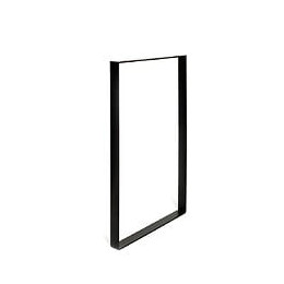 Pied Pour Meubles, Tables Et Bars Rectangle Rei À Visser Acier Mat Noir