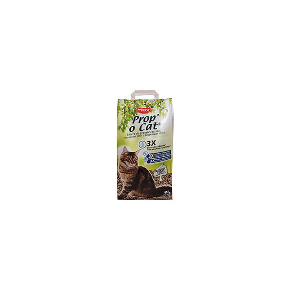 Litière pour chat TYROL PROP'O'CAT sac 10L