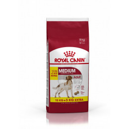 Croquettes chien MEDIUM ADULT POUR CHIEN DE TAILLE MOYENNE 15KG + 3KG