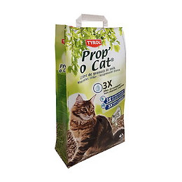 Litière pour chat TYROL PROP'O'CAT sac 10L