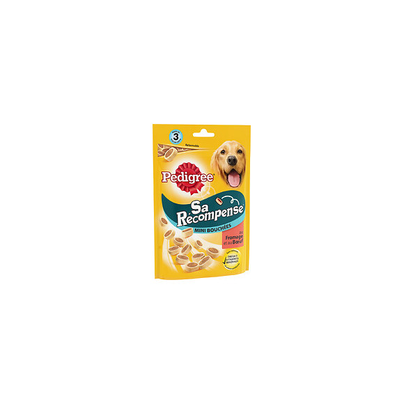 Mini-bouchées pour chien PEDIGREE Sa Récompense b?uf fromage 140 gr