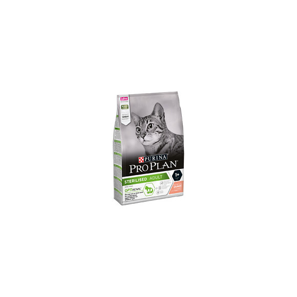 Croquettes chat stérilisé adulte - Optirenal - riche en Saumon - 3kg