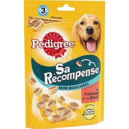 Mini-bouchées pour chien PEDIGREE Sa Récompense b?uf fromage 140 gr