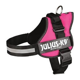 Harnais Power Julius-k9 - 1 - L : 66-85 Cm-50 Mm - Fuchsia - Pour Chien