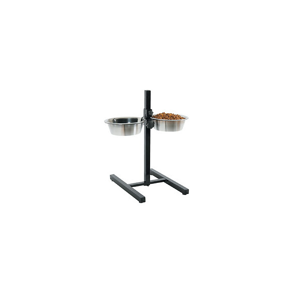 Support réglable avec 2 bols de 1.5L pour chien