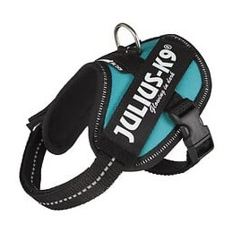 Julius-k9 Harnais Power Idc - Baby 2 - Xs-s : 33-45 Cm-18 Mm - Petrole - Pour Chien