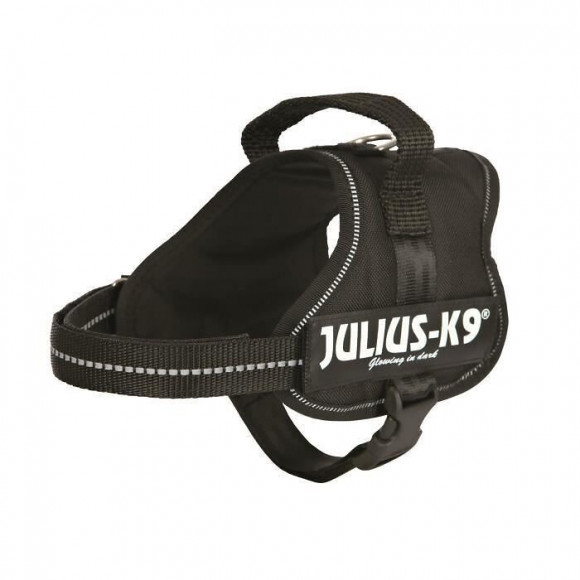 Harnais Power Julius-k9 - Mini-mini - S : 40-53 Cm-22 Mm - Noir - Pour Chien