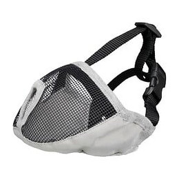 Trixie Museliere Pour Races A Museau Court En Polyester - S : 20 Cm - Gris - Pour Chien