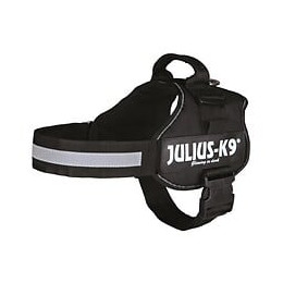 Harnais Power Julius-k9 - 2 - L-xl : 71-96 Cm-50 Mm - Noir - Pour Chien