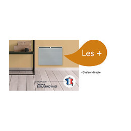 Panneau rayonnant Edison Horizontal 1000W Blanc