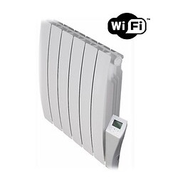 Radiateur fluide cintré 1500 W Wifi 71 x 58 cm Caldo blanc