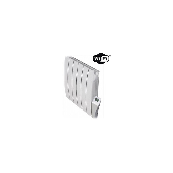 Radiateur fluide cintré 900 W Wifi 47 x 58 cm blanc