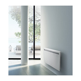 Radiateur inertie chaleur douce 1000W Wifi L.62.5 x H.55 cm