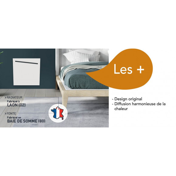 Radiateur à inertie fonte Hera 2000W