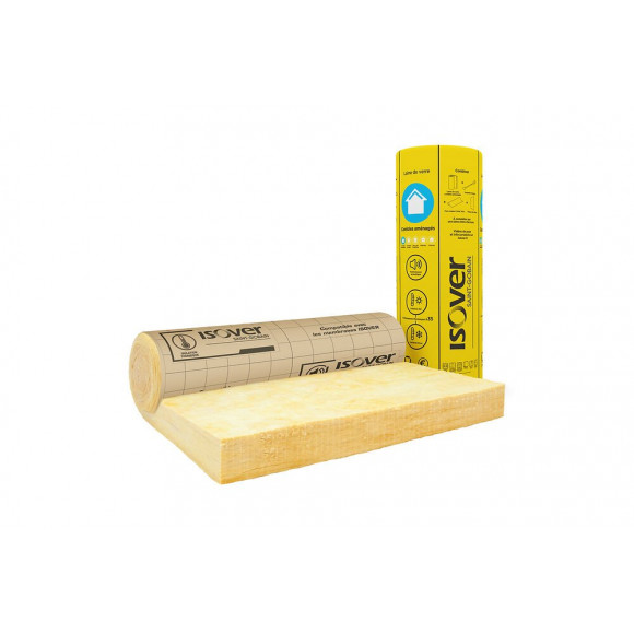 Rouleau laine de verre Combles aména 3x1.2m épaisseur 200mm R 5.7