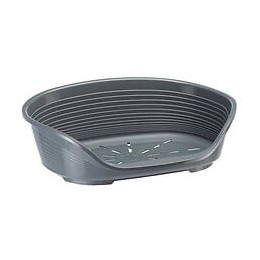 Ferplast Corbeille Siesta Deluxe 6 - 70,5x52x23,5 Cm - Gris Fonce - Pour Chien Et Chat