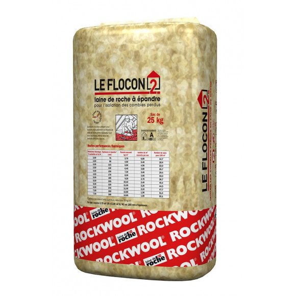 Laine de roche en vrac à épandre - sac de 25kg