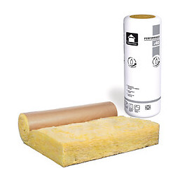 Rouleau laine de verre Combles kraft 10x1.2m épaisseur 100mm R 2.5