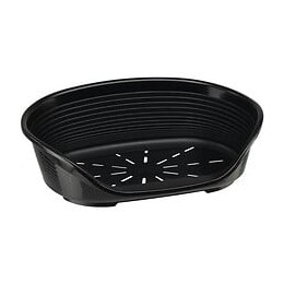 Corbeille Plastique Siesta Deluxe Taille 2 Noir