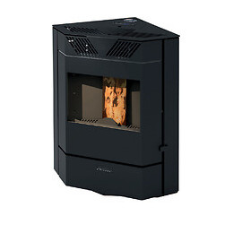 Poêle à granulés 9.84 kW Isotta 94 S-Line noir