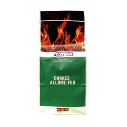 Carrés allume-feu x72