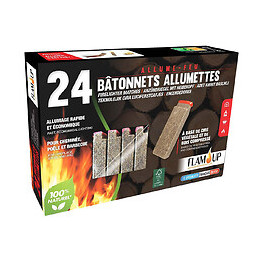 Allume-feu Boîte 24 bâtonnets