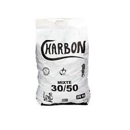 Charbon anthracite 30/50 25kg