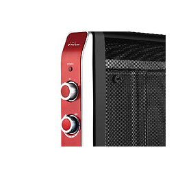 Chauffe-radiateur Électrique Électrique Avec Panneau Mica Noir Avec Roues