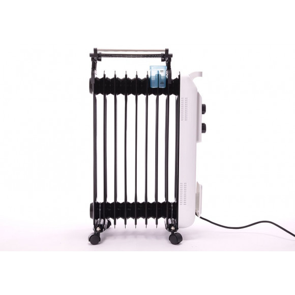 Radiateur D'huile Avec Thermostat Et Régulateur De Puissance Max. 2000 W Avec Corde À Linge E Rda 2000 Ht