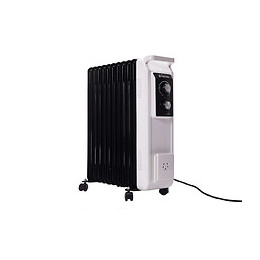 Radiateur Bain D'huile 2500w Avec Corde À Linge Et Réservoir D'humidification