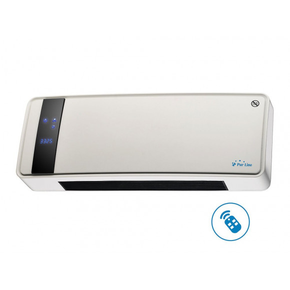 Radiateur Mural En Céramique De 2000 W Avec Affichage Numérique, Télécommande Et Minuterie