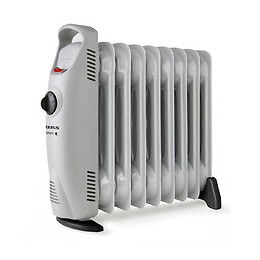 Radiateur À Bain D'huile 1000w Blanc - Masai 1000