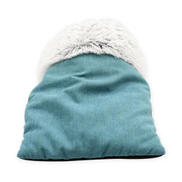 Tyrol Couchage Chaussette En Fourrure Pour Chat/petit Chien - Sac De Couchage Poils Long Doux - Dim. 54x32cm