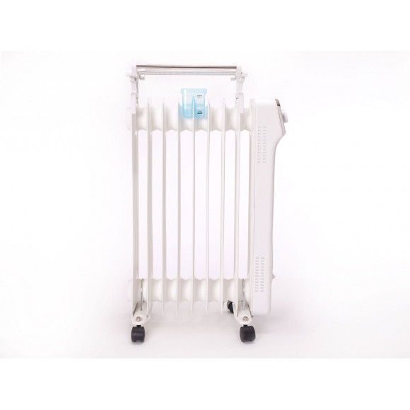 Radiateur À Huile 2000 W Basse Consommation Avec Thermostat Et 3 Niveaux De Puissance