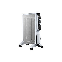 Radiateur Électrique Basse Consommation Avec Panneau Mica 1500w, Thermostat Réglable, Augmentation Immédiate De La Températ