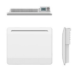 Radiateur À Inertie Céramique Roswell Blanc Acier 1000w