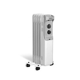 Oceanic 1000 W Radiateur Electrique Bain Dhuile - Mobile - 3 Puissances - Gris