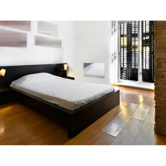 Radiateur  Électrique En Verre Façade Effet Miroir Ultra Plat