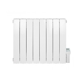 Radiateur Électrique À Inertie Fluide 1500w Deltacalor Telica Cintré Horizontal