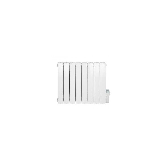 Radiateur Électrique À Inertie Fluide 1500w Deltacalor Telica Cintré Horizontal