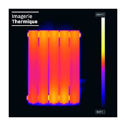 Radiateur Électrique À Inertie Fluide 900 W Deltacalor Telica Cintré Horizontal