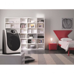 Delonghi Hvs3031 2200 Watts Radiateur Soufflant Mobile - Ventilateur - 3 Puissances - Systeme Silence