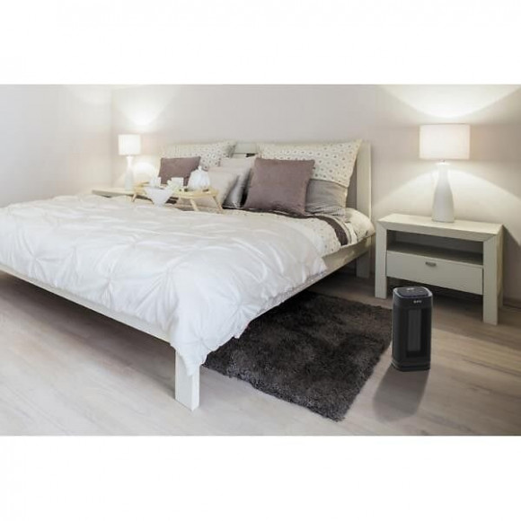 Radiateur Soufflant Ceramique - Noir - Thermostat Électronique - Minute Supra - Haito