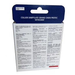 Vetocanis Collier Anti-puces Et Anti-tiques - Rouge - Pour Grand Chien