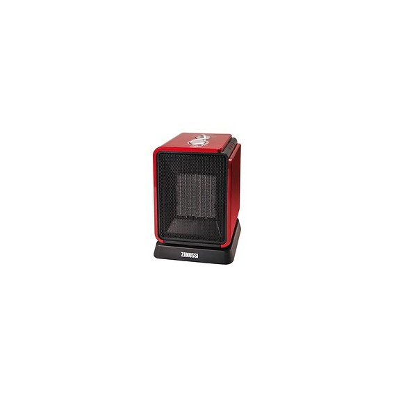 Zanussi Chauffage Ceramique Oscillant Cubik 1800w Noir Ou Rouge
