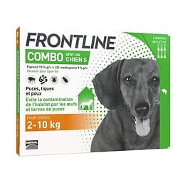 Frontline Combo Chien 2-10kg - 6 Pipettes