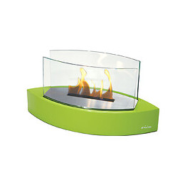 Cheminée Bioéthanol De Table Design De Forme Originale Couleur Verte