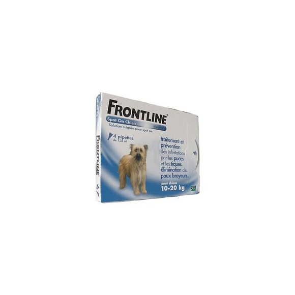 Frontline Spot On Chien 10-20kg - 4 Pipettes