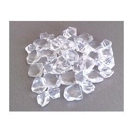 Pierres Décoratives En Fibre De Verre Transparente