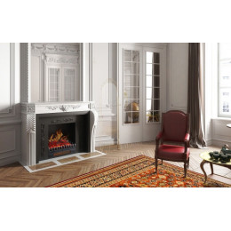 Foyer À Buches Avec Effet Flammes Et Chauffage